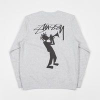 Stussy All That Jazz Crewneck Sweatshirt - Ash Heather thumbnail