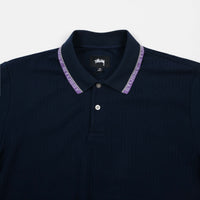 Stussy Arthur Polo Shirt - Navy thumbnail