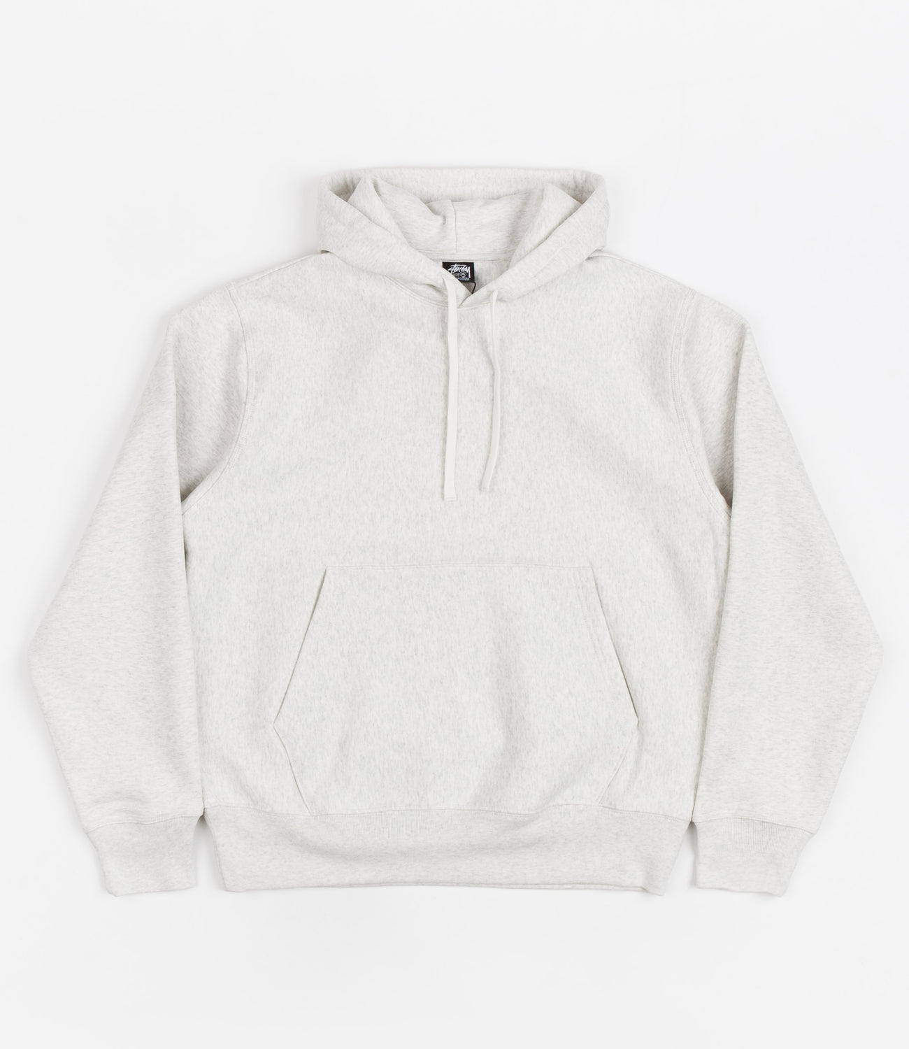 Stussy Back Hood Applique Hoodie - Ash Heather | Flatspot