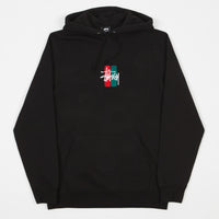 Stussy Bars Logo Applique Hoodie - Black thumbnail