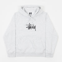 Stussy Basic Applique Hoodie - Ash Heather thumbnail