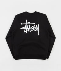 Stussy Basic Stussy Crewneck Sweatshirt - Black