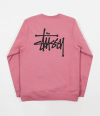 Stussy Basic Stussy Crewneck Sweatshirt - Orchid