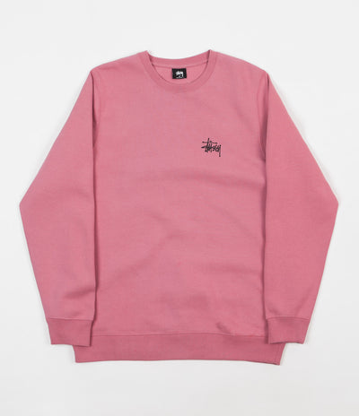 Stussy Basic Stussy Crewneck Sweatshirt - Orchid