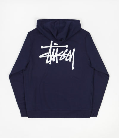 Stussy Basic Stussy Hoodie - Navy