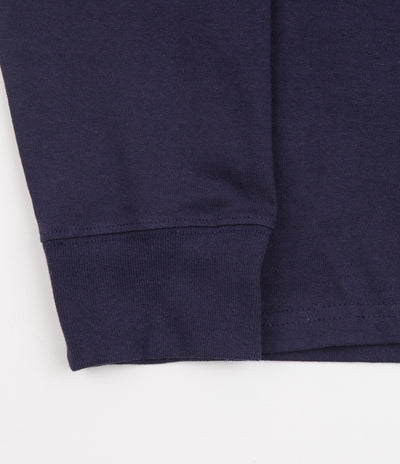 Stussy Basic Stussy Long Sleeve T-Shirt - Navy