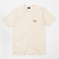 Stussy Basic Stussy T-Shirt - Natural / Red thumbnail