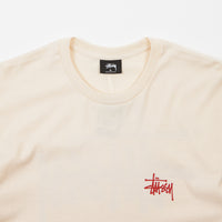 Stussy Basic Stussy T-Shirt - Natural / Red thumbnail