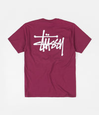 Stussy Basic Stussy T-Shirt - Wine