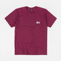 Stussy Basic Stussy T-Shirt - Wine thumbnail