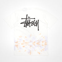 Stussy Basic Stussy Tie Dye T-Shirt - Natural / Orange thumbnail