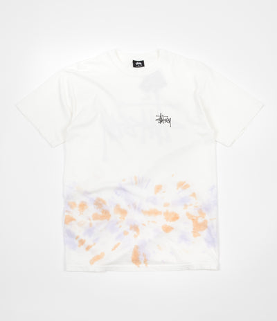 Stussy Basic Stussy Tie Dye T-Shirt - Natural / Orange