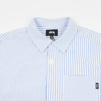 Stussy Big Button Oxford Shirt - Blue thumbnail