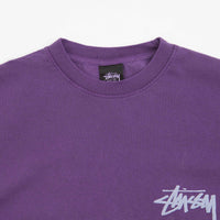 Stussy Big League Pigment Dyed T-Shirt - Purple thumbnail