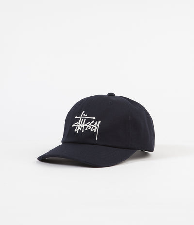 Stussy Big Logo Low Pro Cap - Navy