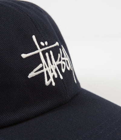 Stussy Big Logo Low Pro Cap - Navy