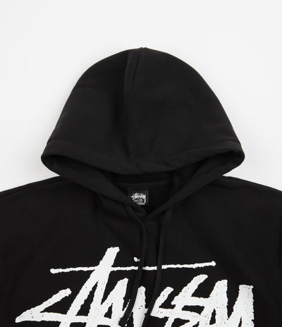 Stussy Big Stock Hoodie - Black