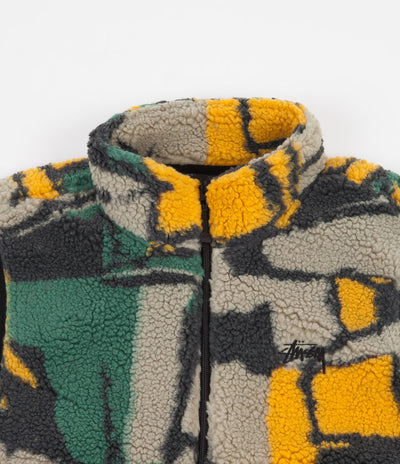 Stussy Block Sherpa Vest - Multi