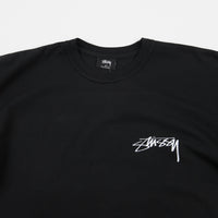 Stussy Bloom Pigment Dyed T-Shirt - Black thumbnail