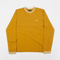 Stussy Brody Long Sleeve T-Shirt - Mustard thumbnail