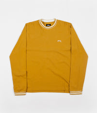 Stussy Brody Long Sleeve T-Shirt - Mustard