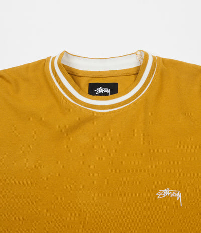 Stussy Brody Long Sleeve T-Shirt - Mustard