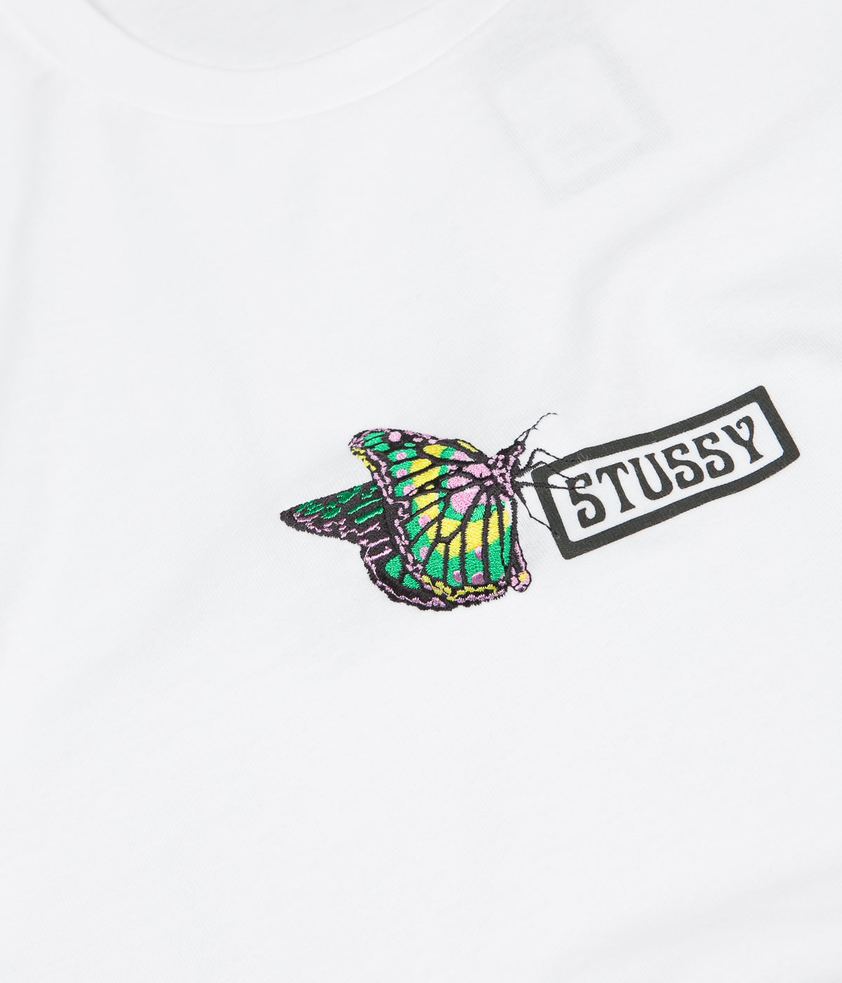 Stussy Butterfly T-Shirt - White | Flatspot