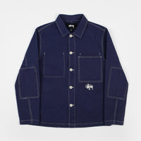 Stussy Canvas Shop Jacket - Navy thumbnail