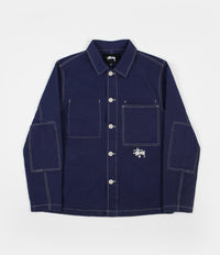 Stussy Canvas Shop Jacket - Navy