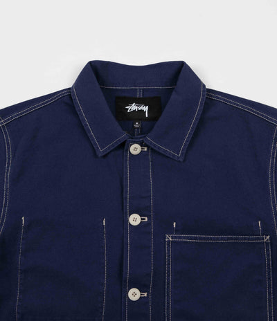 Stussy Canvas Shop Jacket - Navy