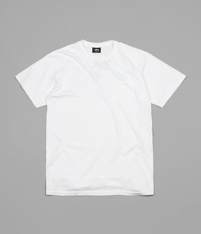 Stussy Car Plunge Pocket T-Shirt - White