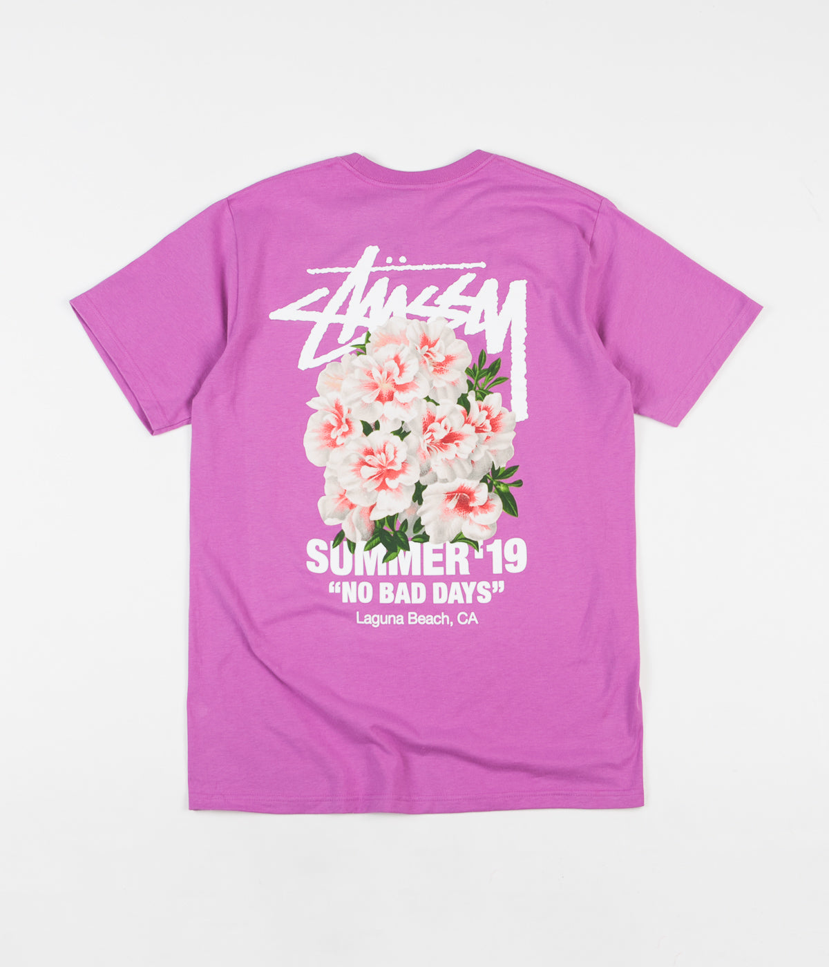 Stussy Carnation T-Shirt - Berry | Flatspot