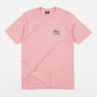 Stussy Checkers T-Shirt - Dusty Rose thumbnail