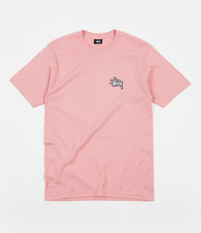 Stussy Checkers T-Shirt - Dusty Rose