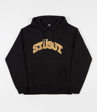 Stussy Chenille Arch Applique Hoodie - Black