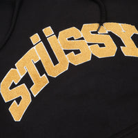 Stussy Chenille Arch Applique Hoodie - Black thumbnail