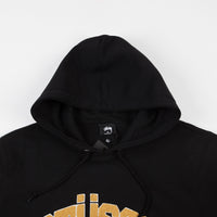 Stussy Chenille Arch Applique Hoodie - Black thumbnail