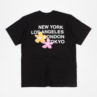 Stussy City Flowers T-Shirt - Black thumbnail