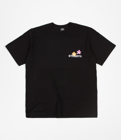 Stussy City Flowers T-Shirt - Black