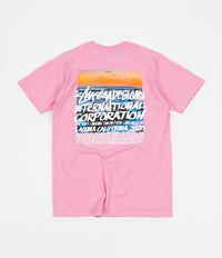 Stussy Clear Day T-Shirt - Pink