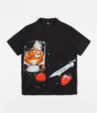 Stussy Cocktail Short Sleeve Shirt - Black