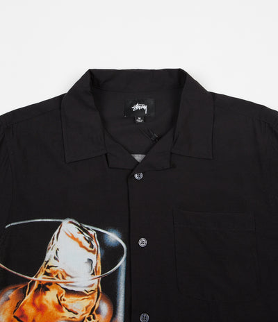 Stussy Cocktail Short Sleeve Shirt - Black