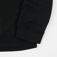 Stussy Copyright Pigment Dyed Long Sleeve T-Shirt - Black thumbnail