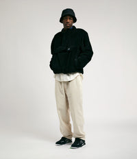 Stussy Corduroy Mock Pullover Jacket - Black | Flatspot