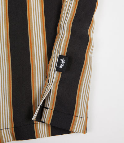 Stussy Cove Striped Shirt - Black