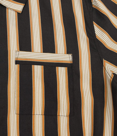 Stussy Cove Striped Shirt - Black