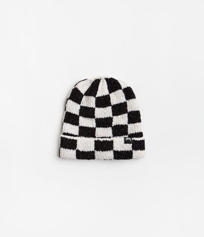 Stussy Crochet Checkered Beanie - Black