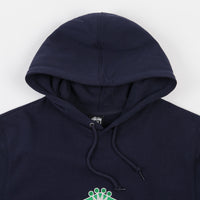 Stussy Crowned Applique Hoodie - Navy thumbnail