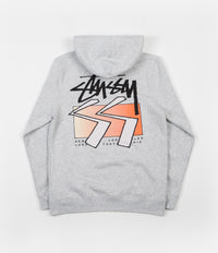 Stussy Cube Hoodie - Ash Heather