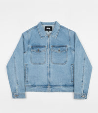 Stussy Denim Garage Jacket - Light Blue